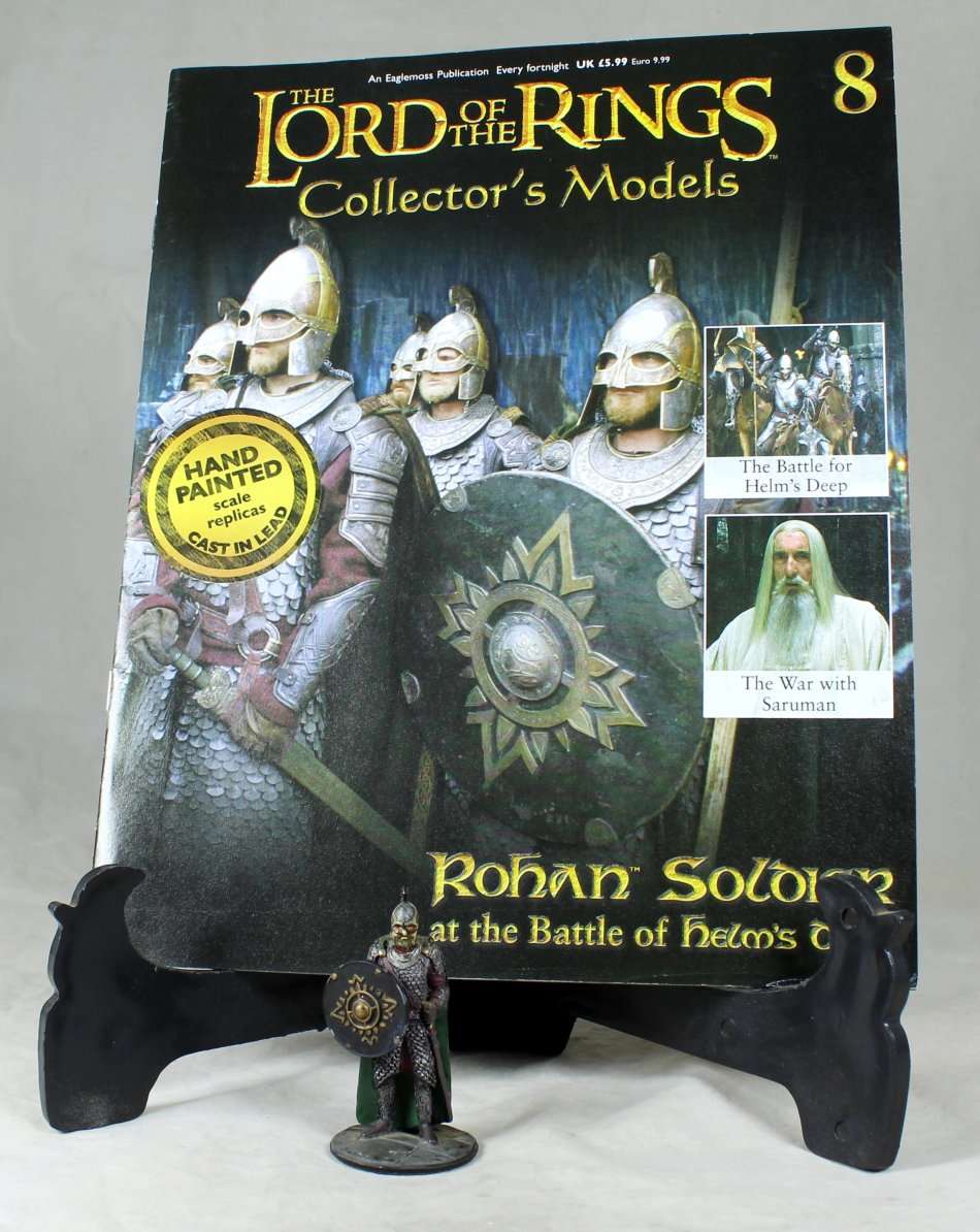 LORD OF THE RINGS - ROHAN SOLDIER AT THE BATTLE OF HELM`S DEEP #8 - BID NOW!!!