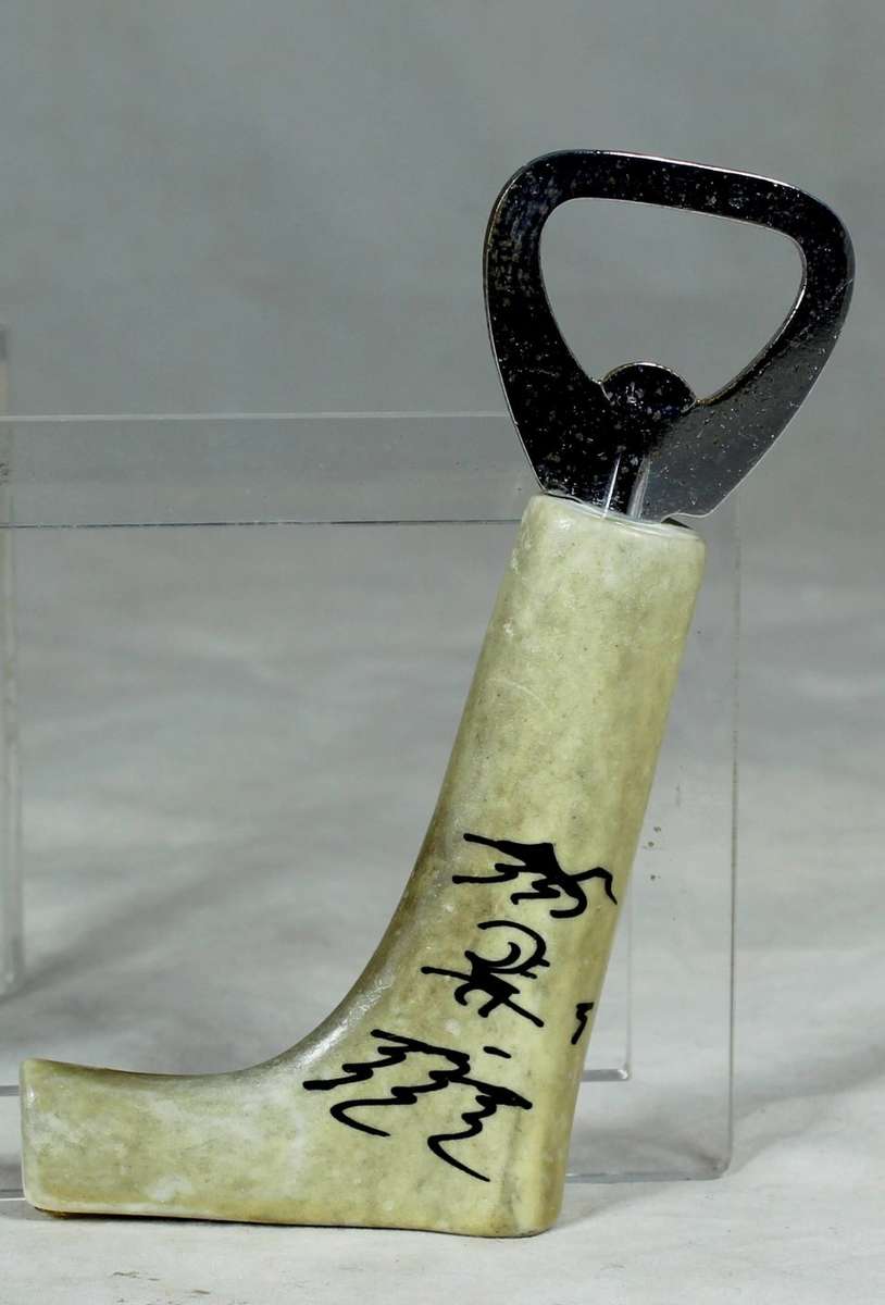 BOTTLE OPENER - BONE HANDLE - BID NOW !!!