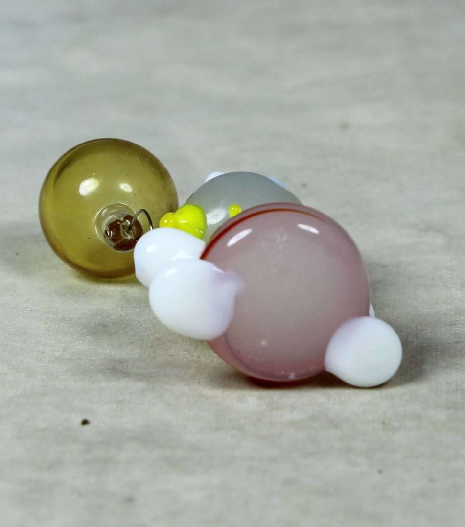 MINIATURE - CLOWN HOLDING A GLASS BALL - BID NOW!!!