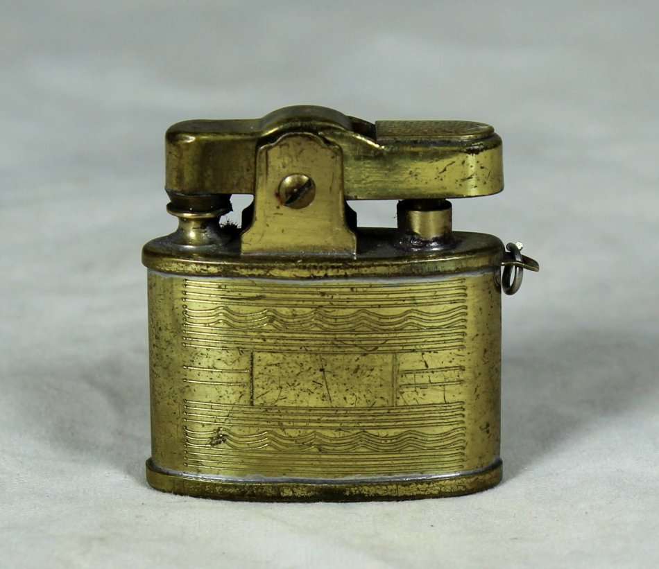 Miniature bronze brass lighter