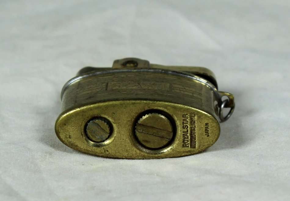 Miniature bronze brass lighter