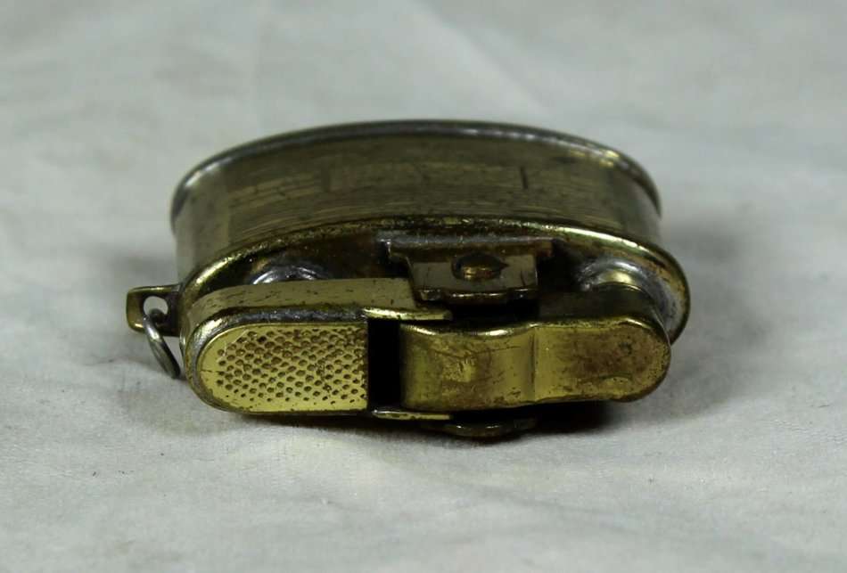 Miniature bronze brass lighter