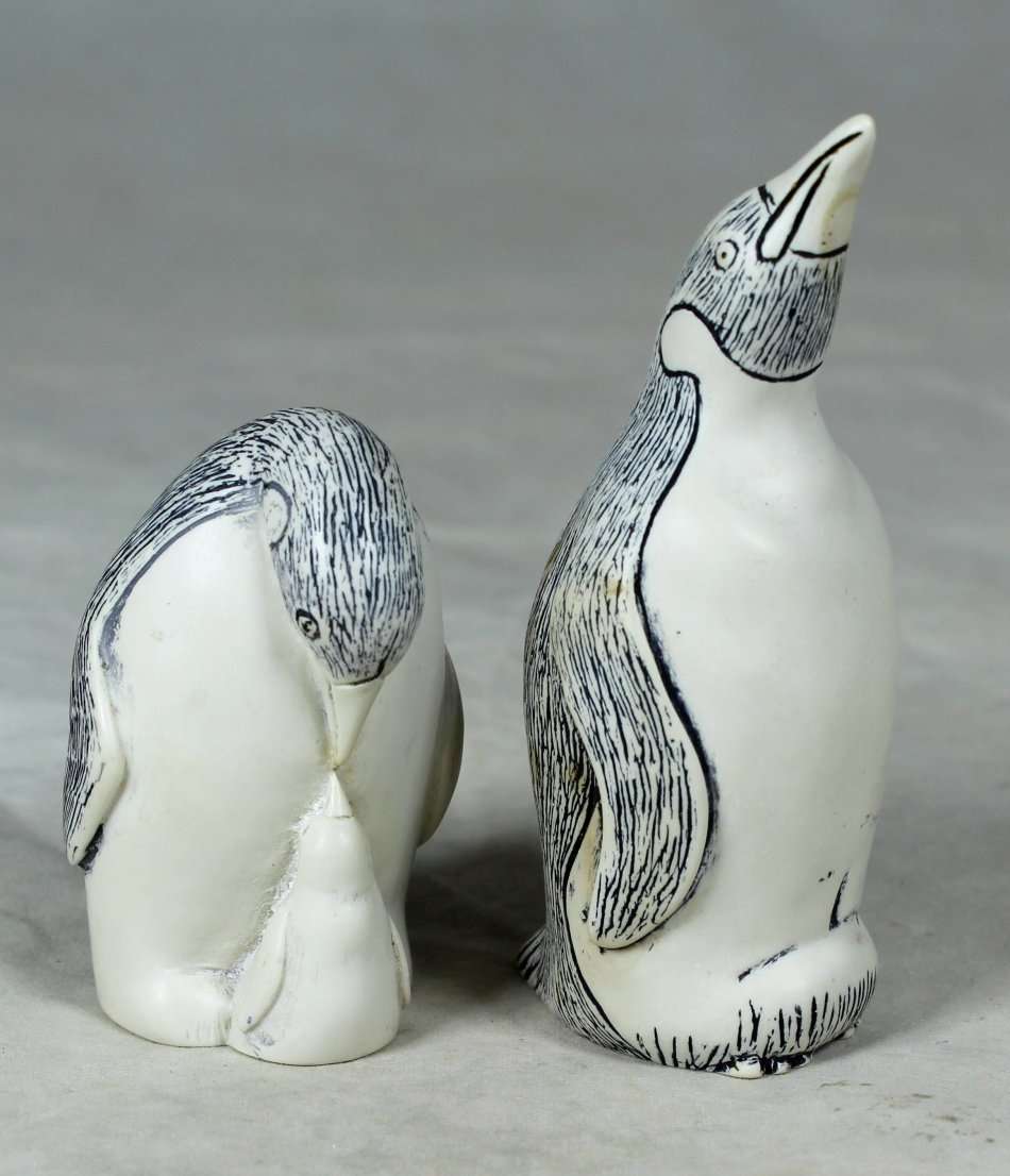 Small penguin family