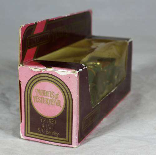 MATCHBOX MODELS OF YESTERYEAR -Y2 1930 41/2 LT SUPER CHARGED BENTLEY 1984 - BID NOW!!!