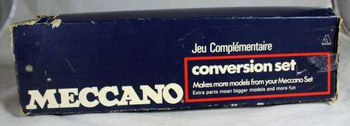 MECCANO CONVERSION SET /SET OF 7+7  MAKES SET 8 - BID NOW!!!