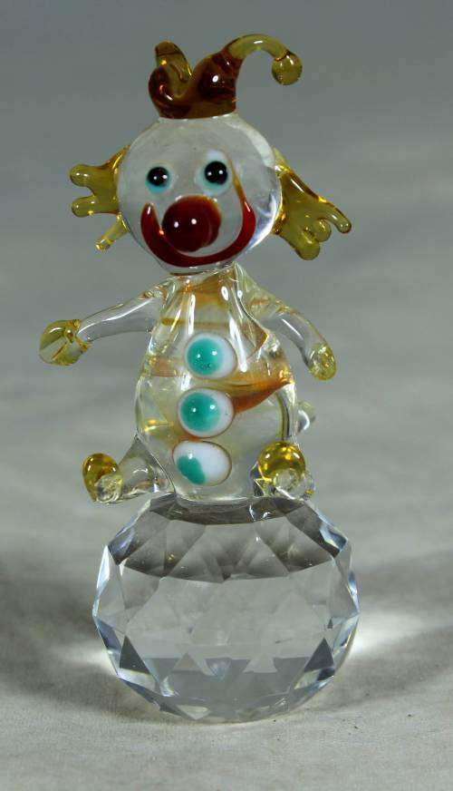 GLASS CLOWN - BID NOW!!