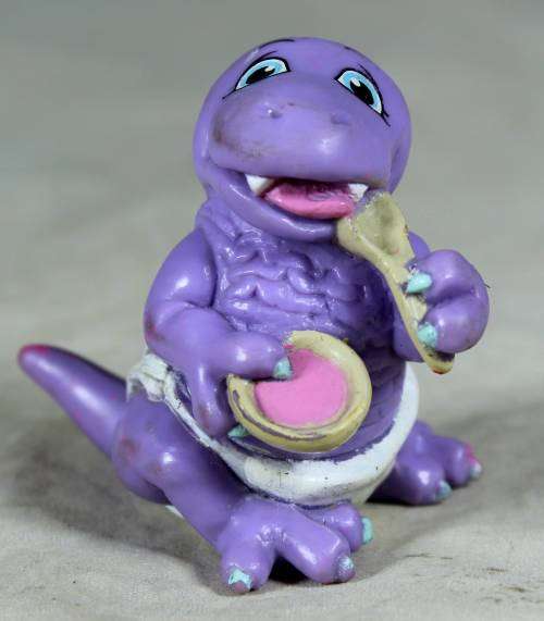 Nappy baby - Barney with his bowl and spoon