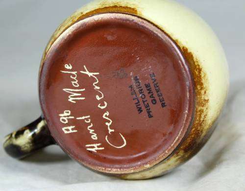 Hand made Crescent ware - Rescent William Pretorius game reserve mug