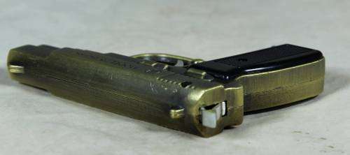 ORNATE PISTOL LIGHTER MODEL 75 (AMAZING AND IT WORKS) -BID NOW!!