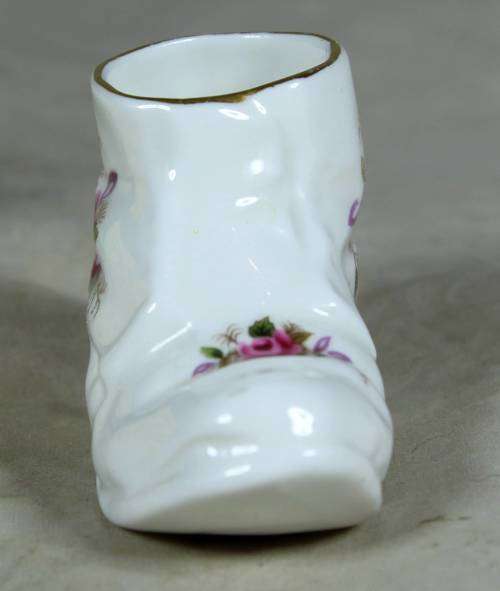 Royal Albert - moss lavender rose - miniature shoe
