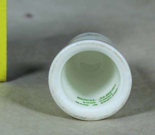 COLLECTABLE THIMBLE-ROYAL ALBERT-JULY (LOVELY)-BID NOW!!