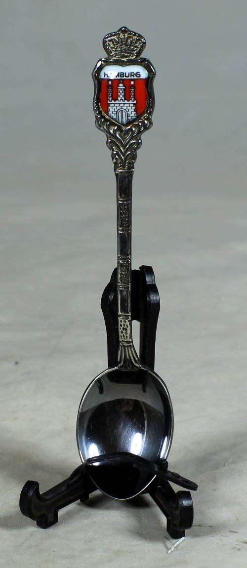 Small souvenir spoon - Hamburg