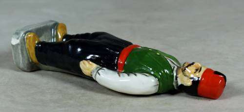 Vintage porcelain figurine - man in traditional clothes #58