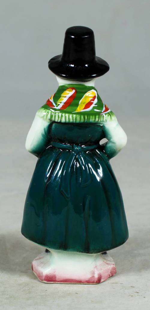 Vintage porcelain figurine - woman dressed in traditional clothes #53