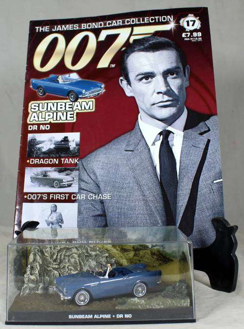 JAMES BOND 007 WITH MAGAZINE - SUNBEAM ALPINE (DR NO) #17