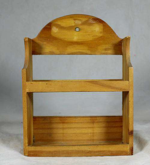 SMALL VINTAGE WOODEN SPICE RACK -BID NOW!!!