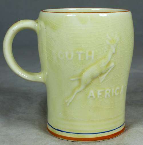 Royal visit 1947 Crown Devon S.A mug