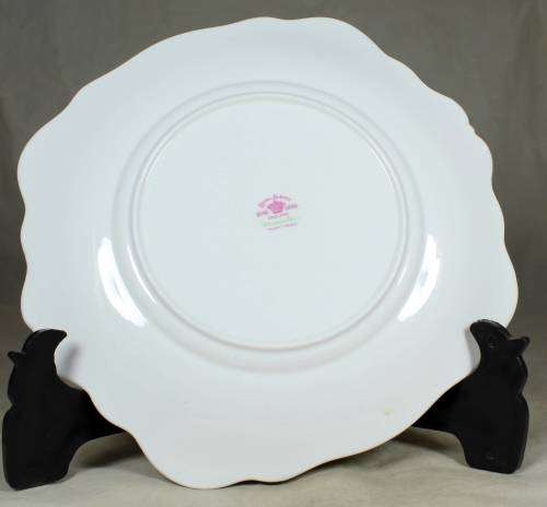 ELEGANT ROYAL ALBERT BLOSSOM TIME CAKE PLATTER-BID NOW!