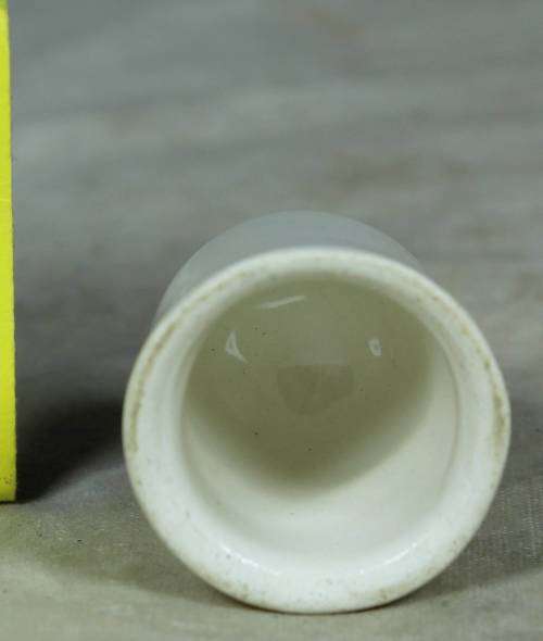 LOVELY PORCELAIN THIMBLE (MARCH WITH SUNFLOWERS)-BID NOW!