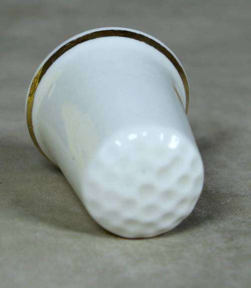 Bone China thimble - life guard, horse guards parade