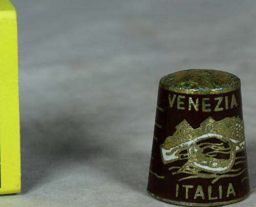 THIMBLE-CLOISONNE(VENEZIA)BID NOW!!