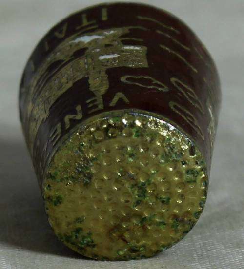 THIMBLE-CLOISONNE(VENEZIA)BID NOW!!