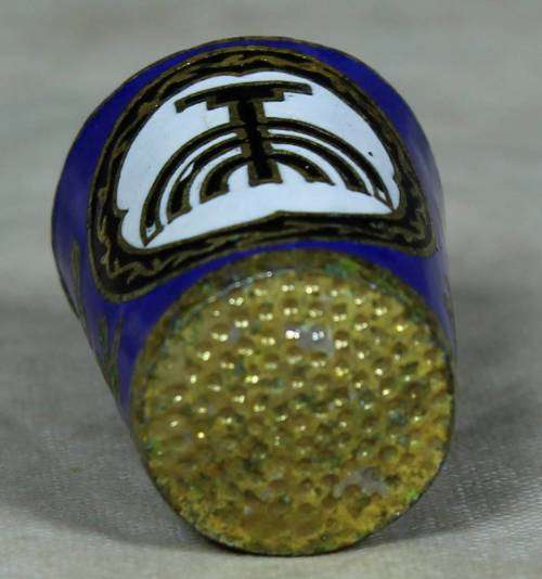 THIMBLE-CLOISONNE(ISRAEL)BID NOW!!