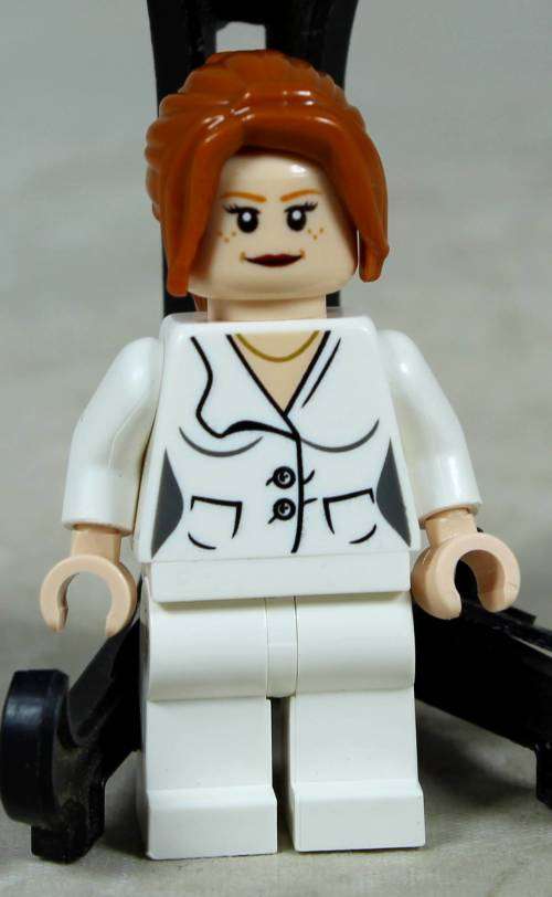 MINIATURE LEGO FIGURINE-PEPPER POTS(WHITE SUIT)BID NOW!