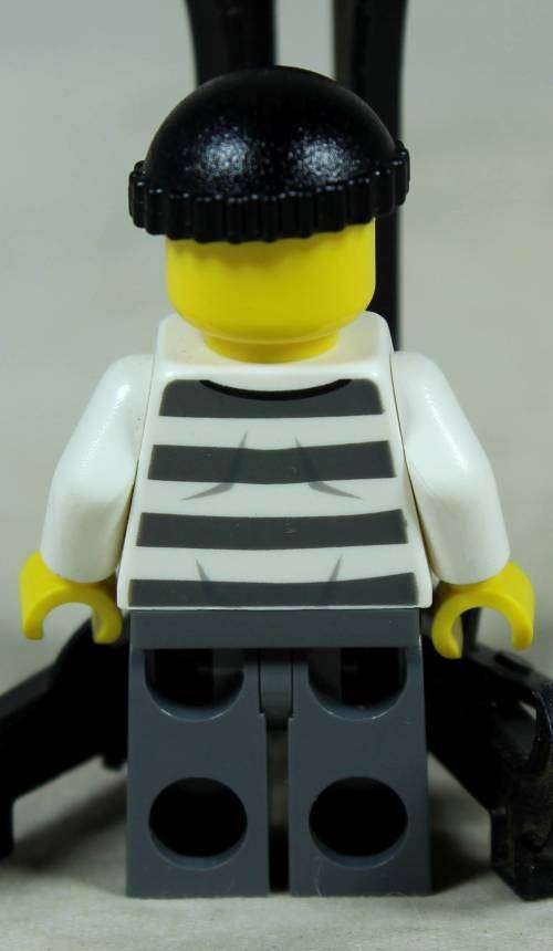 Miniature Lego figurine - City cops burglar