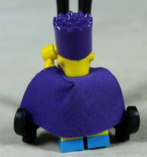 MINIATURE LEGO FIGURINE-BART SIMPSON(IN A BATMAN DISGUISE) BID NOW!