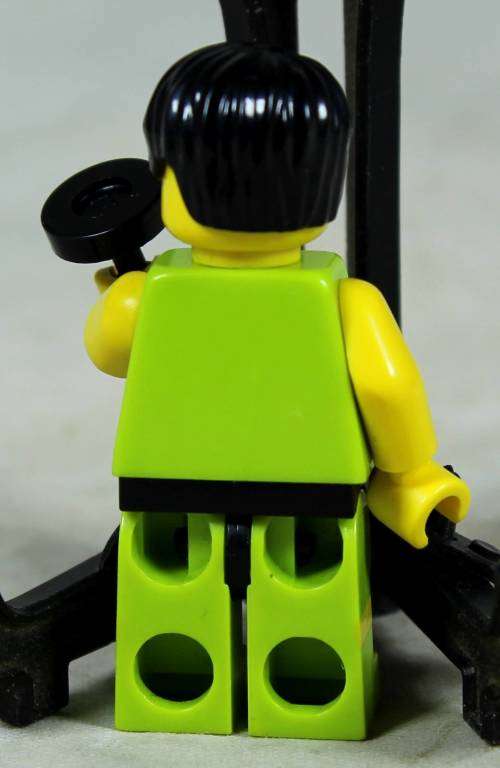 MINIATURE LEGO FIGURINE-WEIGHTLIFTER-BID NOW!!!