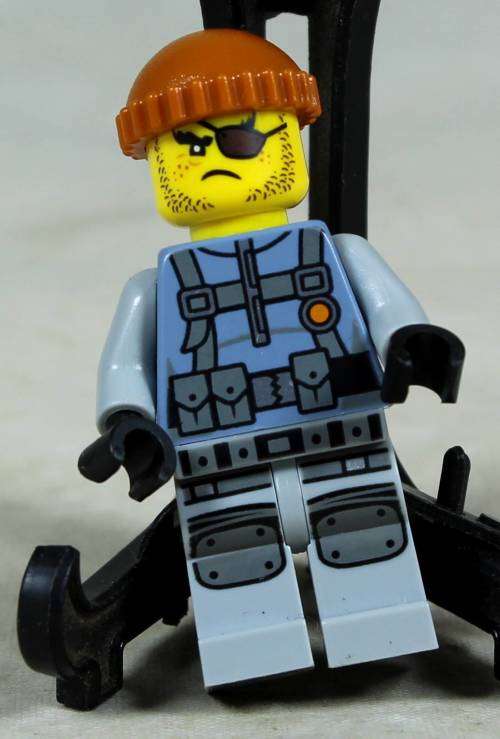 Lego mini figurine - Shark thug (Ninjago movie)