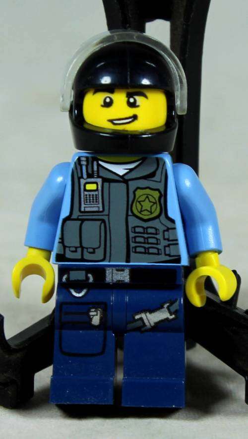 Miniature Lego figurine - Undercover elite police officer (CTY0357)