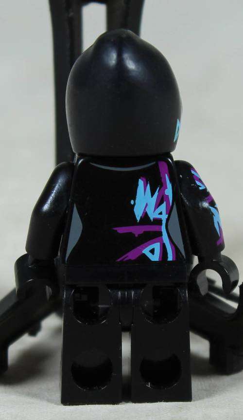 MINIATURE LEGO FIGURINE-WYLDSTYLE WITH A HOOD(LEGO MOVIE) BID NOW!