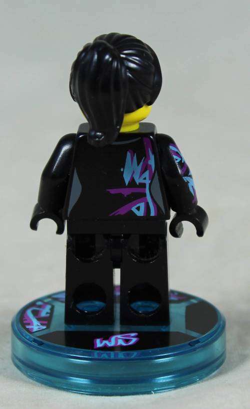 MINIATURE LEGO FIGURINE-WYLDSTYLE ON A PLATFORM BID NOW!