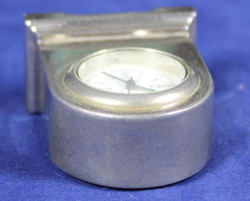 EXQUISITE HACHETTE MINITURE CLOCK WITH BOOKLET-STYLISH TABLE CLOCK BID NOW!