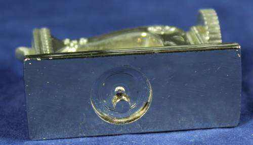 EXQUISITE HACHETTE MINIATURE METAL CLOCK TO COLLECT & TREASURE WITH BOOKLET-VICTORIAN SEWING MACHINE