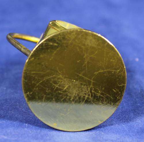 EXQUISITE HACHETTE MINIATURE METAL CLOCK WITH BOOKLET-MINERS LANTERN BID NOW!!