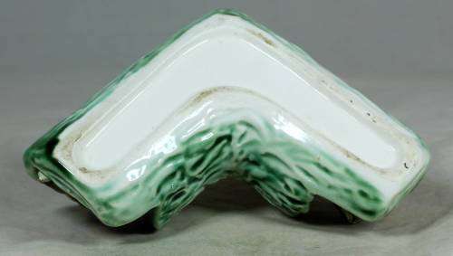 Log vase with squirrels