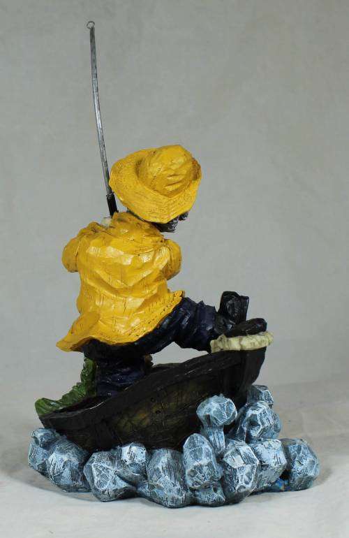 ABSOLUTELY MUST HAVE (BOBBELHEAD SAILOR FISHING FROM A BOAT) BID NOW!!