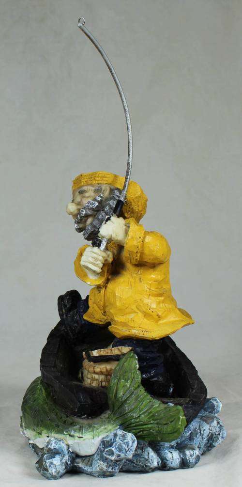 ABSOLUTELY MUST HAVE (BOBBELHEAD SAILOR FISHING FROM A BOAT) BID NOW!!