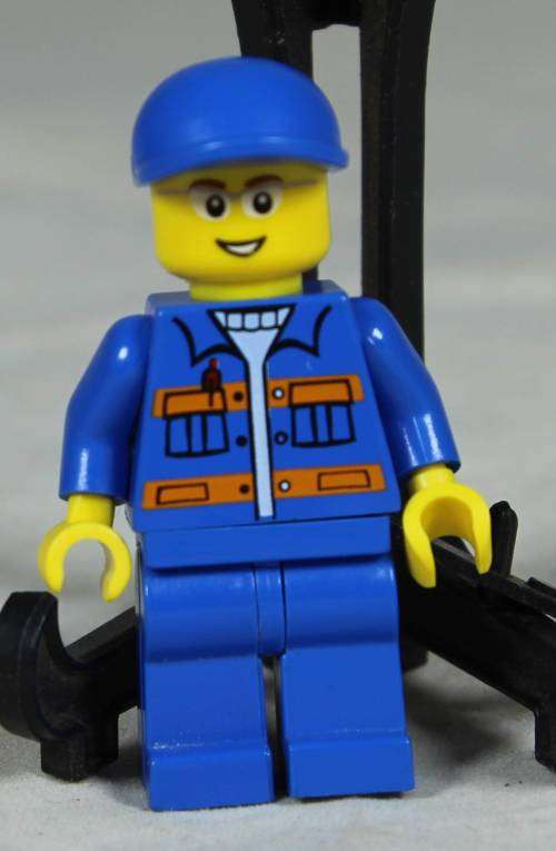 Lego mini figurine - Space port worker (CTY0224)