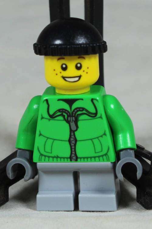 Lego mini figurine - Boy at  Christmas (HOL 065)