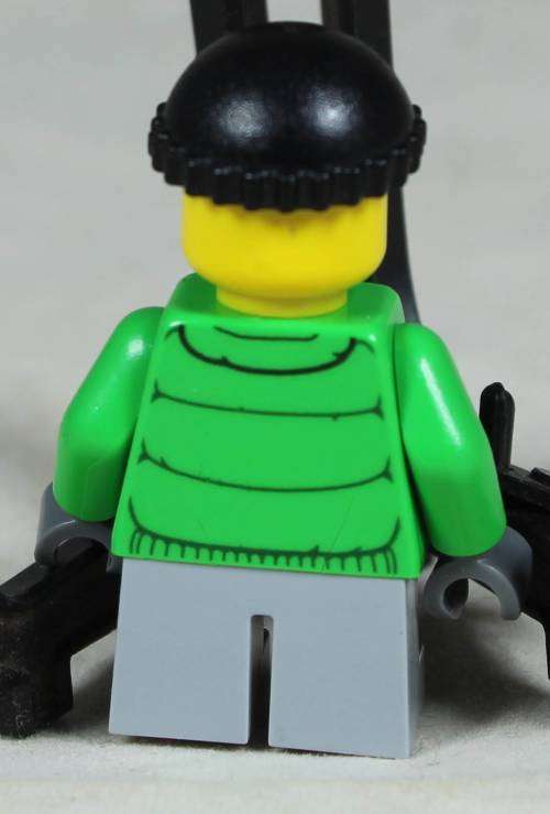 Lego mini figurine - Boy at  Christmas (HOL 065)