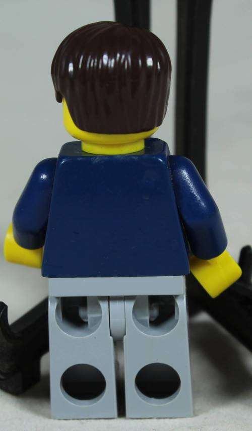 Lego mini figurine - Man in plaid shirt (CTY0625 Van and caravan)