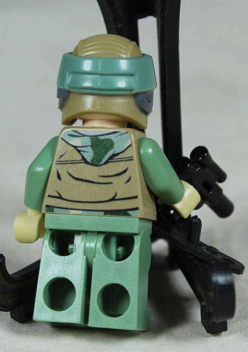 Lego mini figurine - Endor rebel commando with a gun (SW0367)