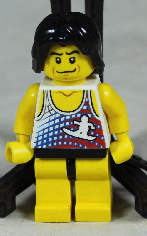 Lego mini figurine - Wind surfer (Marina CTY0237)