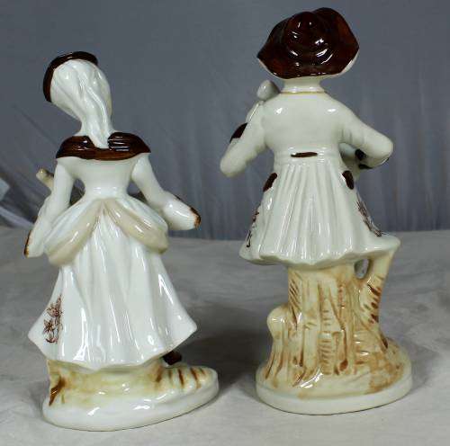 PAIR OF BEAUTIFUL VICTORIAN MUSICIANS-BID NOW!!