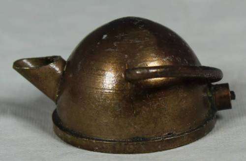 MINIATURE BRASS-STOVE TOP TEA KETTLE BID NOW!