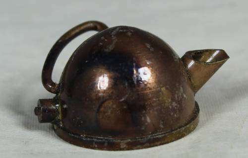 MINIATURE BRASS-STOVE TOP TEA KETTLE BID NOW!